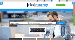 Desktop Screenshot of jobsinsurrey.com